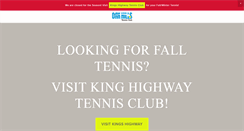Desktop Screenshot of oakhillstennisclub.com